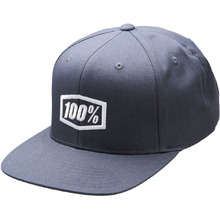 100% Percent Icon Charcoal Snapback Hat