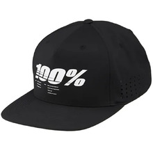 100% Percent Drive Black Snapback Hat