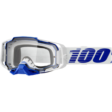 100% Percent Armega Blue Clear Goggles