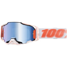 100% Percent Armega Tubular Blue Mirror Goggles