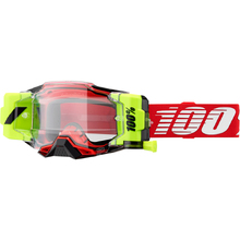 100% Percent Armega Forecast Red Clear Goggles