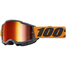 100% Percent Accuri 2 Orange Red Mirror Goggles