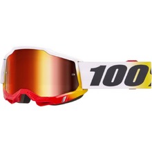 100% Percent Accuri 2 Token Red Mirror Goggles