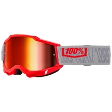 100% Percent Accuri 2 Gatorback Red Goggles