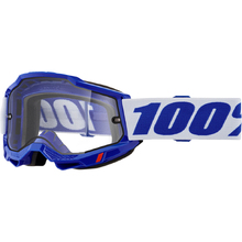 100% Percent Accuri 2 Enduro Moto Blue Clear Goggles