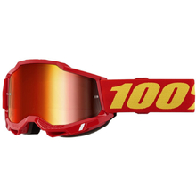 100% Percent Accuri 2 Red Mirror Kids Goggles
