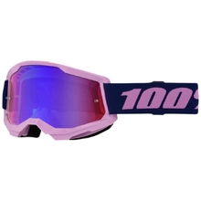 100% Percent Strata 2 Purple Red/Blue Goggles