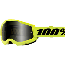 100% Percent Strata 2 Sand Neon Yellow Smoke Goggles