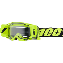 100% Percent ARmatic Forecast Neon Yellow Clear Goggles