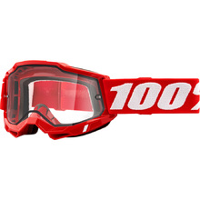 100% Percent Accuri 2 Enduro Moto Red Clear Goggles