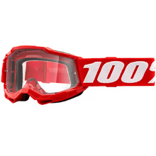 100% Percent Accuri 2 Red Clear Kids Goggles