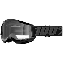 100% Percent Strata 2 Black Clear Goggles