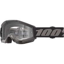 100% Strata Mini Black Clear Pee Wee Kids Goggles