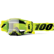 100% Percent Armega Forecast Nuclear Citrus Clear Goggles