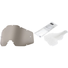 100% Accuri/Strata Kids Smoke Goggles Lens + 20pk Tearoffs Kit