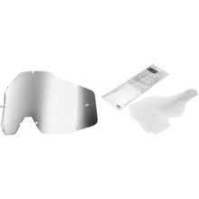 100% Accuri/Strata Kids Silver Mirror Lens + 20pk Tearoffs Kit