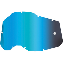 100% Percent Racecraft 2/Accuri 2/Strata 2 Blue Mirror Lens