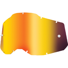 100% Percent Racecraft 2/Accuri 2/Strata 2 Red Mirror Lens