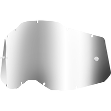 100% Percent Racecraft 2/Accuri 2/Strata 2 Silver Mirror Lens