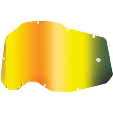 100% Percent Racecraft 2/Accuri 2/Strata 2 Gold Mirror Lens