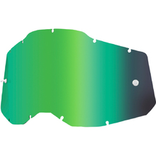 100% Percent Racecraft 2/Accuri 2/Strata 2 Mirror Green Lens