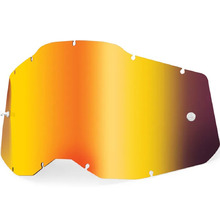 100% Percent Accuri 2/Strata 2 Kids Red Mirror Lens