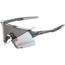 100% Percent S3 Polished Translucent Grey/Rose Gold Mirror Sunglasses