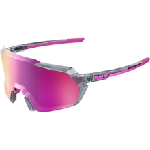 100% Percent Korbin Polished Translucent Grey/Purple Multilayer Mirror Sunglasses