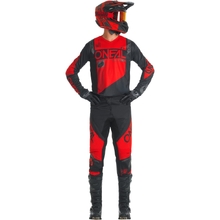 Oneal 2027 Element Factor Black/Red Gear Combo