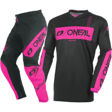 Oneal 2027 Element Racewear Black/Pink Kids Gear Set