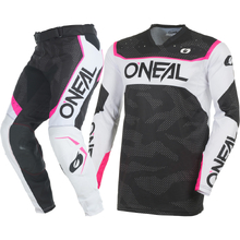 Oneal 2027 Hardwear Camo Black/White/Pink Gear Set