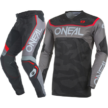 Oneal 2027 Hardwear Camo Black/Grey/Red Gear Set