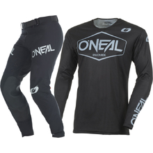 Oneal 2027 Mayhem Solid Black Kids Gear Set