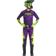 Oneal 2027 Mayhem Paint Purple/Neon Gear Combo