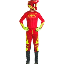 Oneal 2027 Mayhem Paint Red/Neon Gear Combo