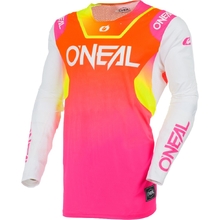 Oneal 2027 Prodigy Five Six White/Neon Orange Jersey