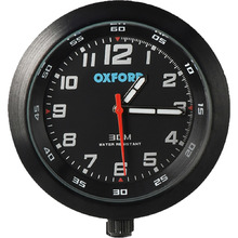 Oxford Black/Black Clock with Bracket