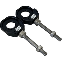Ozminis Honda/Kawasaki Black Billet Chain Adjusters