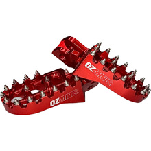 Ozminis Honda CRF110F 12-27 Red Direct Fit Footpegs