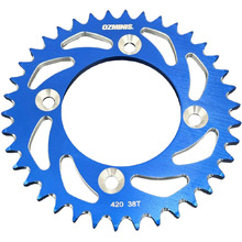 Ozminis Honda CRF110F 12-27 Blue Spiral Rear Sprocket - 38T