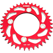 Ozminis Honda CRF110F 12-27 Red Spiral Rear Sprocket - 38T