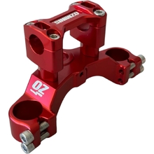 Ozminis Kawasaki KLX110/L Red/Silver Top Triple Clamp