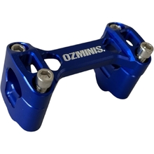 Ozminis Yamaha TTR110 Blue 30mm Bar Risers