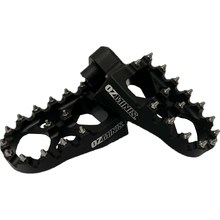 Ozminis YZ Style Black Step Up Mount Footpegs
