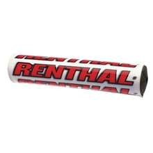 Renthal 7/8 White/Red 10" Bar Pad