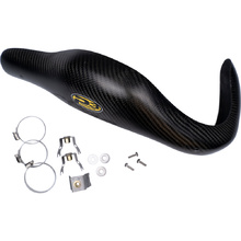 P3 Carbon Honda CRF450R/RX 21-25 Max Coverage Header Pipe Heat Shield