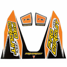 Pro Circuit KTM/Kawasaki/Suzuki Orange T6 Exhaust Decal