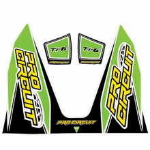 Pro Circuit KTM/Kawasaki/Suzuki Green TI-6 Exhaust Decal