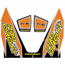Pro Circuit KTM/Kawasaki/Suzuki Orange TI-6 Exhaust Decal