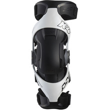 Pod K4 2.0 White/Black Left Knee Brace
